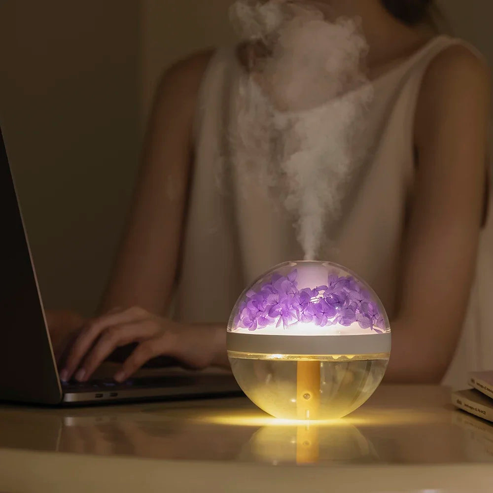 HumyFlora🌸 Elegant Vapor and Floral Bliss in One Sphere